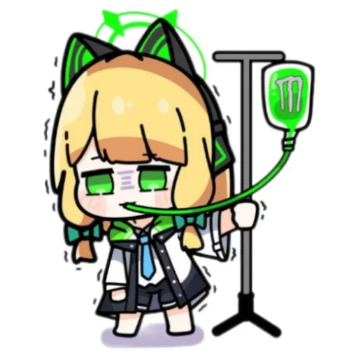 🥤 Стикер «Saiba Midori» для Telegram