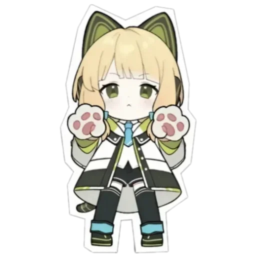 🐱 Стикер «Saiba Midori» для Telegram