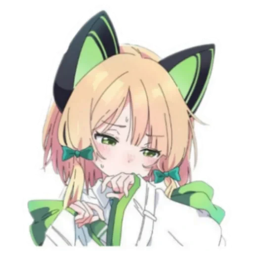 😢 Стикер «Saiba Midori» для Telegram