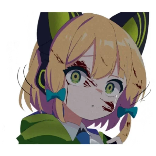 😶 Стикер «Saiba Midori» для Telegram