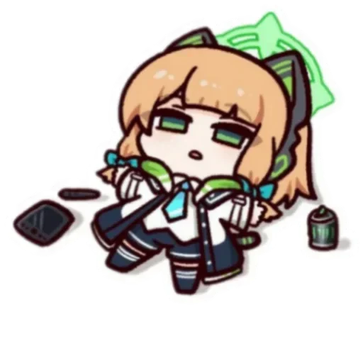 😦 Стикер «Saiba Midori» для Telegram