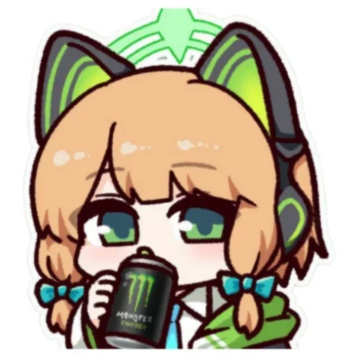 🥤 Стикер «Saiba Midori» для Telegram