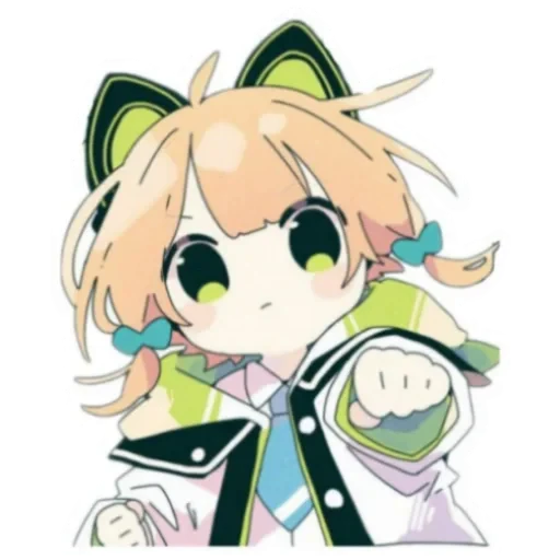 😶 Стикер «Saiba Midori» для Telegram