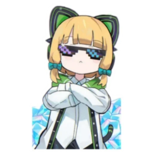 😎 Стикер «Saiba Midori» для Telegram