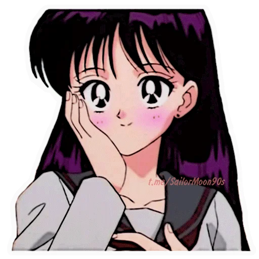 ☺️ Стикер «Rei Hino Sailor Mars» для Telegram
