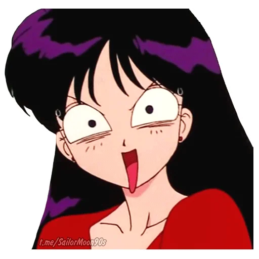 😧 Стикер «Rei Hino Sailor Mars» для Telegram
