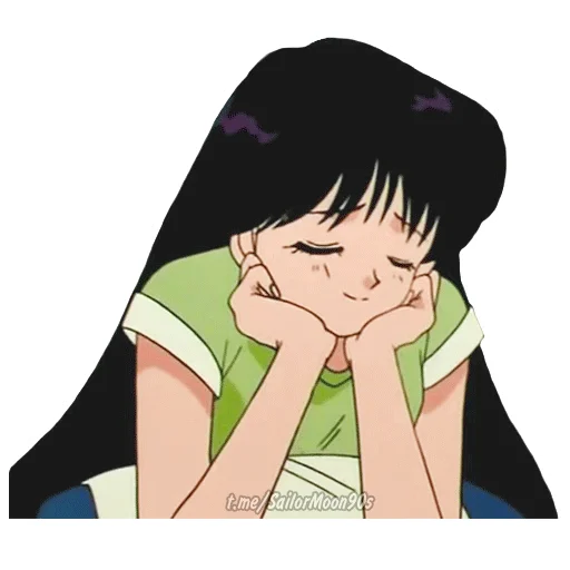 😌 Стикер «Rei Hino Sailor Mars» для Telegram