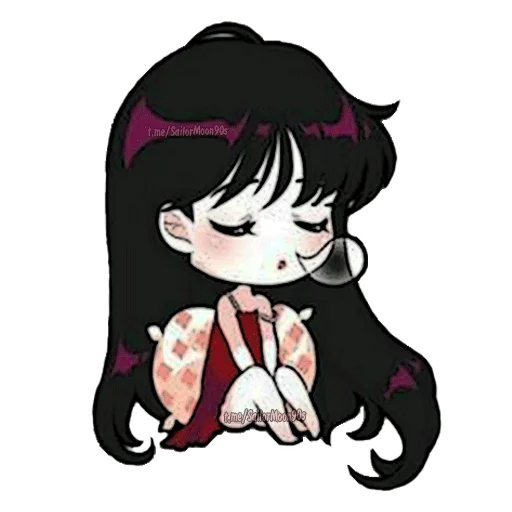 😪 Стикер «Rei Hino Sailor Mars» для Telegram
