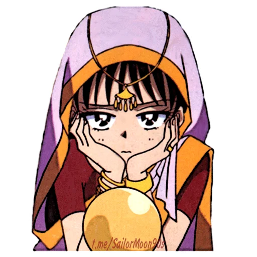 🔮 Стикер «Rei Hino Sailor Mars» для Telegram