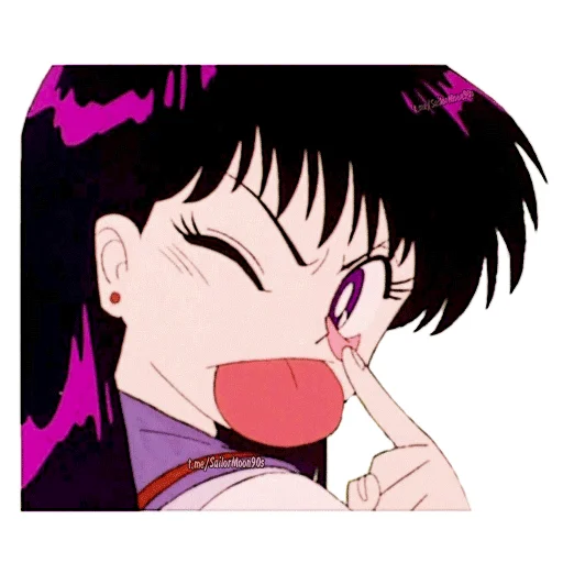 😜 Стикер «Rei Hino Sailor Mars» для Telegram