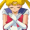 Стикер 3 Sailor Moon - эмоджи Сэйлор Мун