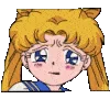 Стикер 11 Sailor Moon - эмоджи Сэйлор Мун