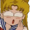 Стикер 19 Sailor Moon - эмоджи Сэйлор Мун