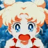 Стикер 12 Sailor Moon - эмоджи Сэйлор Мун
