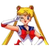 Стикер 27 🪱 Набор эмоджи по аниме манге «Sailor Moon Сейлор Мун»