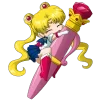 Стикер 5 🪱 Набор эмоджи по аниме манге «Sailor Moon Сейлор Мун»