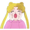 Стикер 47 🪱 Набор эмоджи по аниме манге «Sailor Moon Сейлор Мун»