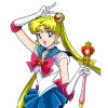 Стикер 12 🪱 Набор эмоджи по аниме манге «Sailor Moon Сейлор Мун»