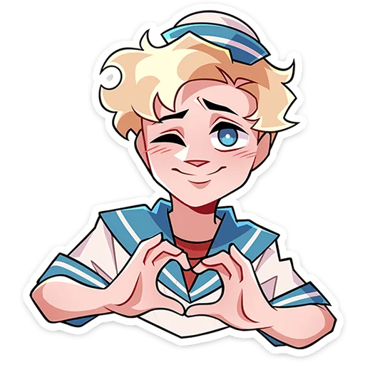 ❤ Стикер «Матрос Владик» для Telegram