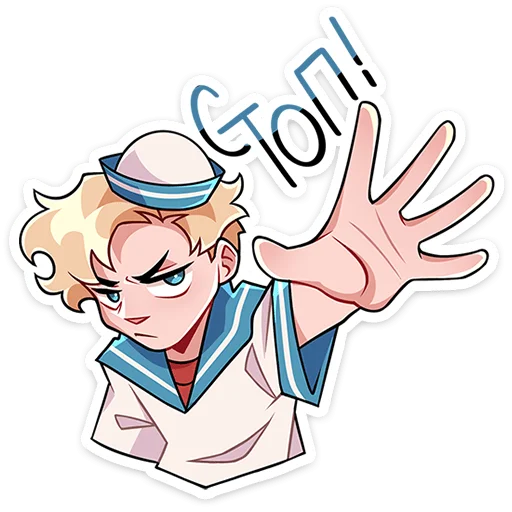 🖐 Стикер «Матрос Владик» для Telegram