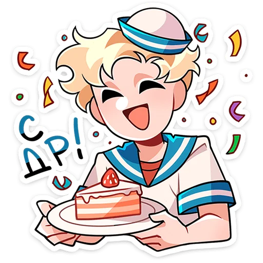 🍰 Стикер «Матрос Владик» для Telegram