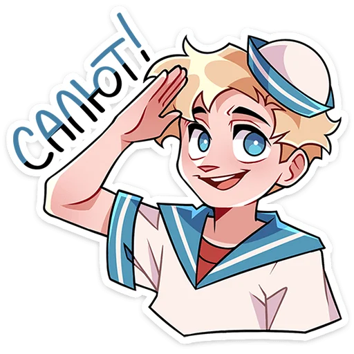 Стикерпак Матрос Владик для Telegram — скачать