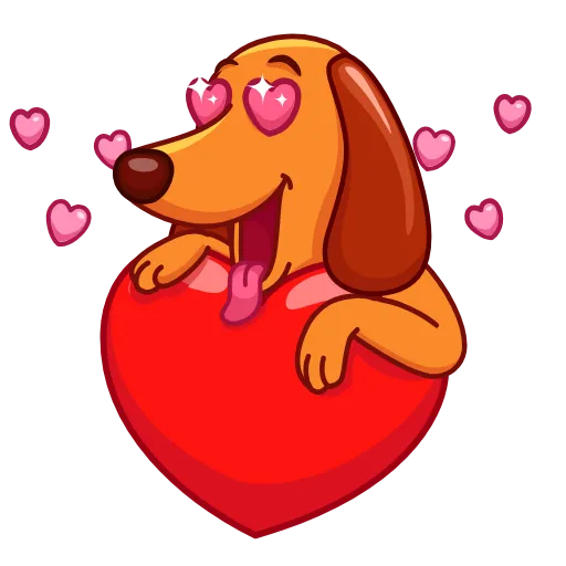 Стикер 17 Salchicha Dog