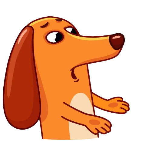 Стикер 7 Salchicha Dog