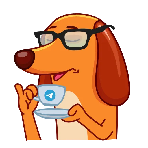 Стикер 15 Salchicha Dog
