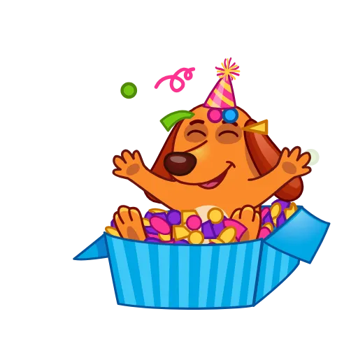 Стикер 22 Salchicha Dog