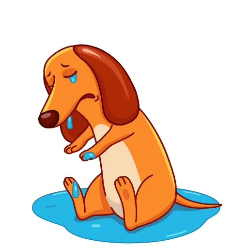 Стикер 13 Salchicha Dog