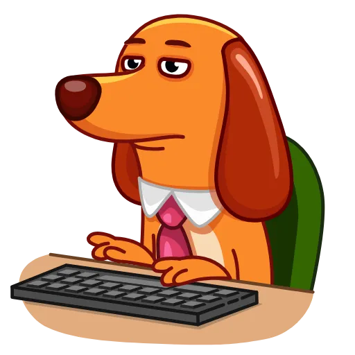 Стикер 20 Salchicha Dog