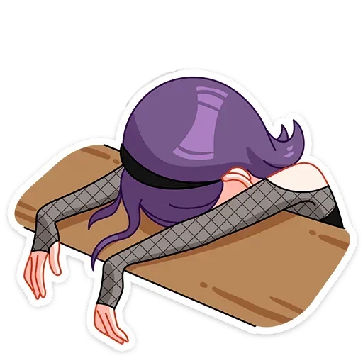 😴 Стикер «Саманта без надписей» для Telegram
