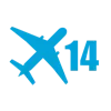 Стикер 14 Airplane Series