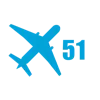 Стикер 51 Airplane Series