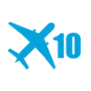 Стикер 10 Airplane Series