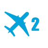Стикер 2 Airplane Series