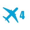 Стикер 4 Airplane Series