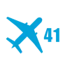 Стикер 41 Airplane Series