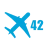 Стикер 42 Airplane Series