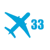 Стикер 33 Airplane Series