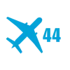 Стикер 44 Airplane Series