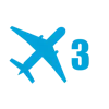 Стикер 3 Airplane Series