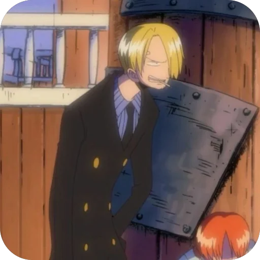 🫥 Стикер «Sanji and Zorо» для Telegram
