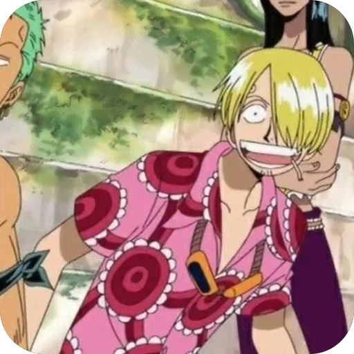 🫥 Стикер «Sanji and Zorо» для Telegram