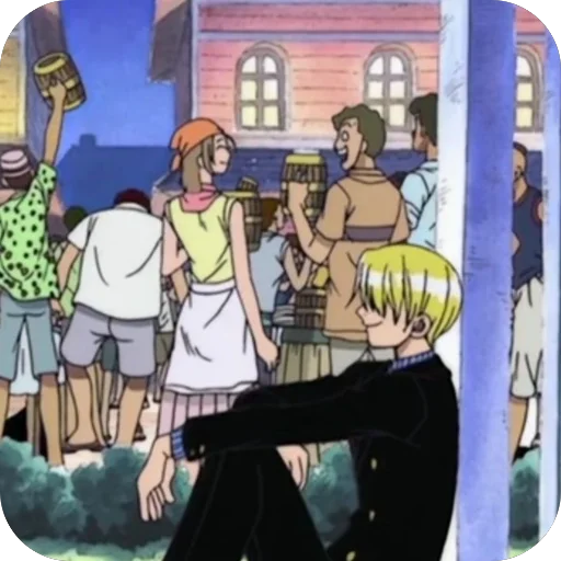 🫥 Стикер «Sanji and Zorо» для Telegram