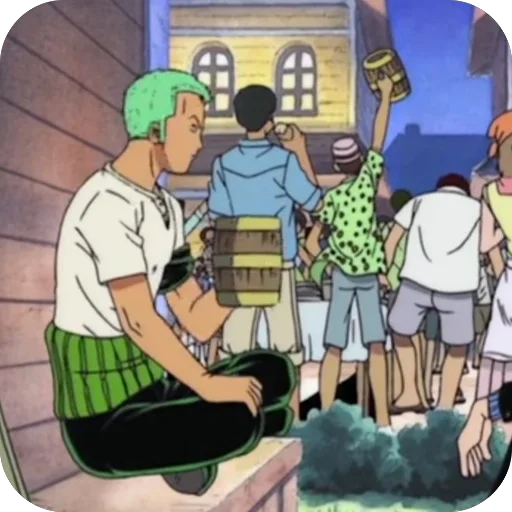 🫥 Стикер «Sanji and Zorо» для Telegram