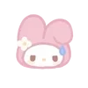 Стикер 18 Sanrio - стикосики с персонажами my melody и др.