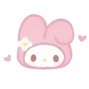 Стикер 13 Sanrio - стикосики с персонажами my melody и др.