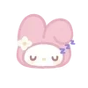 Стикер 15 Sanrio - стикосики с персонажами my melody и др.